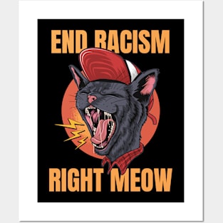 End Racism - Anti-Racist Cat Posters and Art